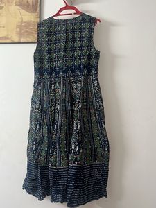 Ethnic Print Sleeveless Dress
