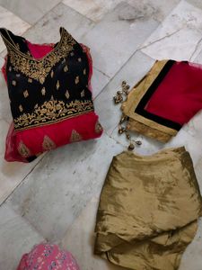 Anar Kali Dress Full Gear Daimond Work 🔥