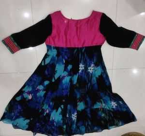 M size chiffon Kurta Shakumbhari