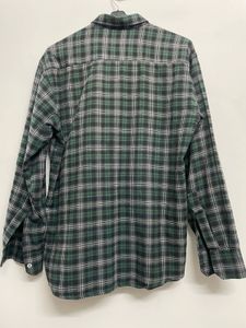 Green Plaid Flannel Shirt