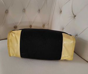 TORY BURCH Black Denim Tote