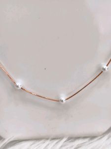 925 Silver Sterling Pearl Moti Chain