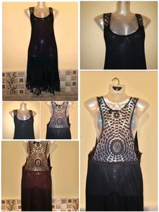 🎁Buy 2 Get 1 Free🎁Black Fringe Beach Dress
