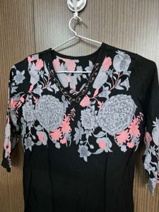 Black Floral Suit Set | 36