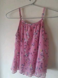 Beautiful Light Pink Sleeveless Top