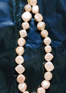 Peach Stone Necklace