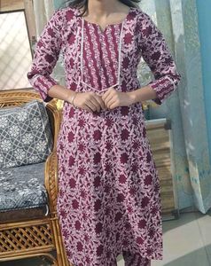 Floral Print Kurta Set
