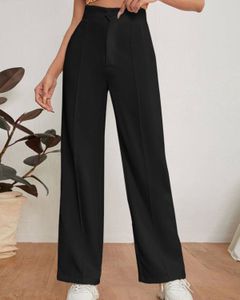 Elegant Black Wide Leg Pants