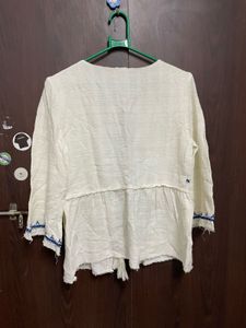 Embroidered White Jacket