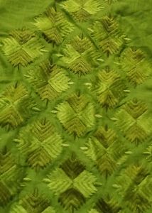 Green Embroidered Kurta