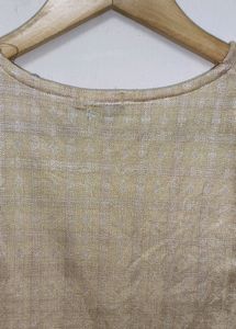 Trendy New Printerest Gold Top For Women