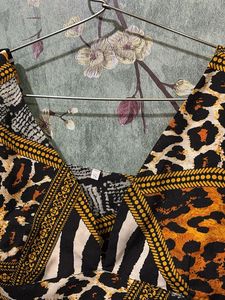 Animal Print Crop Top