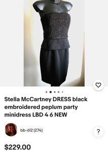 Handwork Strapless Dress