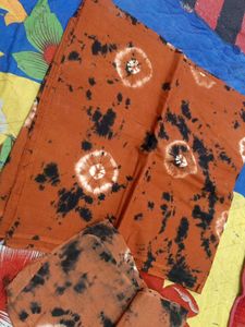 Tie-Dye Dress Material Cotton Fabric