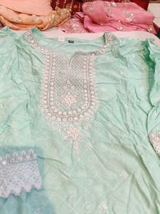 Mint  Kurta Set (Minor Issue)