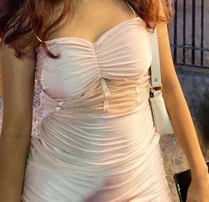 Linen Sexy Dress | Size S To M