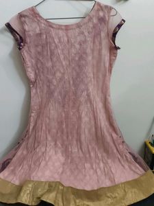 Gorgeous Net &amp; velvet Kurti