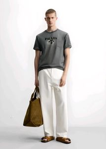 Prada Pure Cotton Denim T-shirt