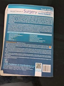 Manipal Manual of Surgery dental