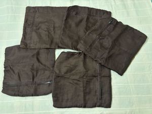 Brown 5 Pieces Of Cushion Covers (16x16)