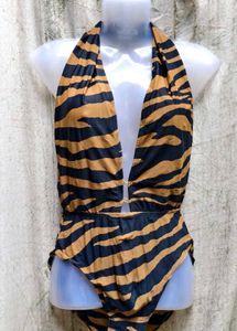 Tiger Print Swimsuit