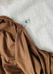 Ruffle Brown Bodycon Dress