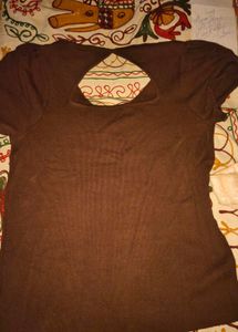 Brown Stylish Top For Teens