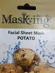 Masking Potato Facial Sheet Mask, Pack Of 1