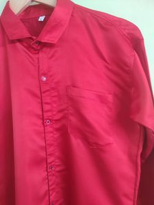 Red Satin Shirt ( Men )
