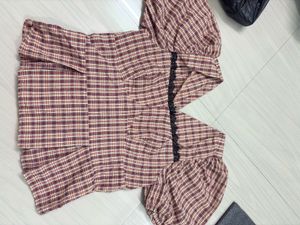 Vintage Plaid Top