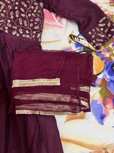 Women Embroidered Straight Kurta Set