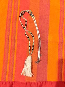 Beaded Tassel Necklace