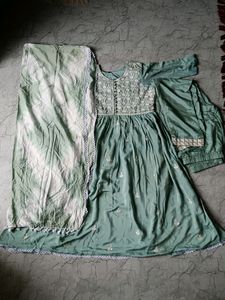 Embroidery Work 3 Piece Party Wear