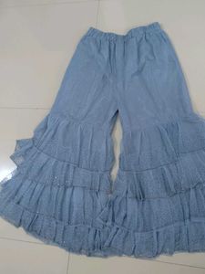 Elegant Blue Embroidered Anarkali Kurta