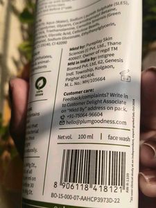 Plum Green Tea Face Wash