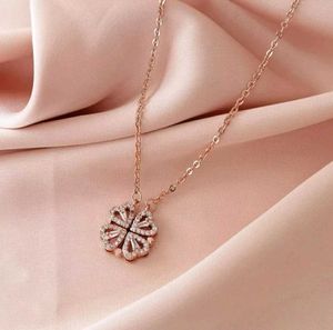 Elegant Rosegold tone fashion necklace for women
