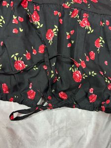 Floral Puff Sleeve Dress