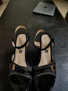 Black Shimmery Heels