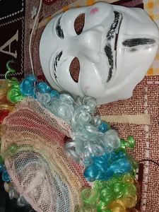 Anonymous Mask with Wig