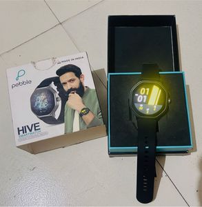 Pebble Hive  Octa Smartwatch - Black