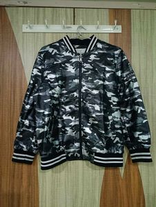 Imported Military Print Leather(Rackzin) Jacket 🧥