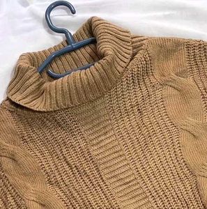 🎁Buy 2 Get2 Free Brown Turtleneck Sweater E