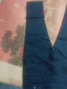 Dark Blue Straight Leg Pants