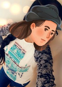 Patterned Knit Sweater
