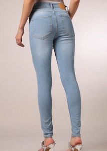 Shein Ankle length Mid distress Skinny fit Jeans