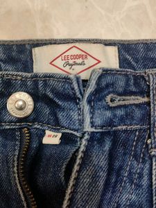 Blue Denim Cargo Pants