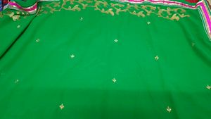 Green Saree With Blouse