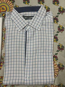 Welldon Plaid Dress Shirt