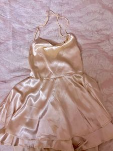 Satin Mini Corset Dress