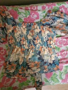 Floral Chiffon Top